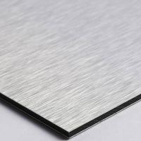 Алюминиевая композитная панель 3 мм (0.3) 1500х4000 Царапанный металл
