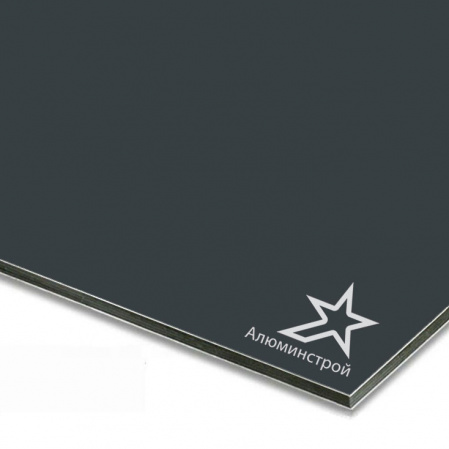 Алюминиевая композитная панель 3 мм (0.21) 1500х4000 RAL 7016