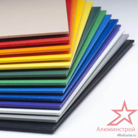 Полистирол GEBAU цветной ударопрочный HIPS 3000x2000 мм Полистирол GEBAU цветной ударопрочный HIPS 3000x2000 мм