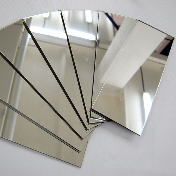 Зеркальный полистирол GEBAU 2000x1000x1 серебро